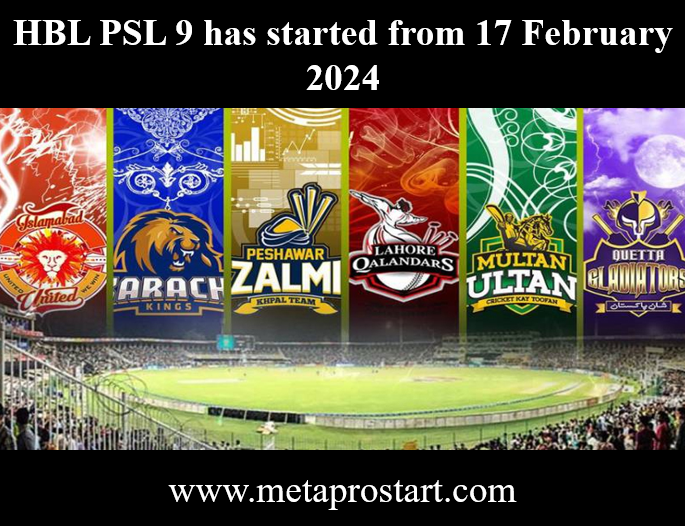 Schedule of HBL PSL 9 matches