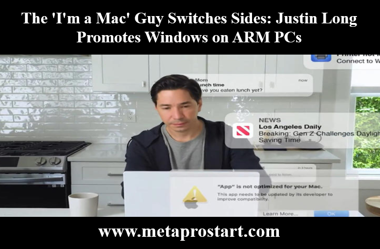 The 'I'm a Mac' Guy Switches Sides: Justin Long Promotes Windows on ARM PCs