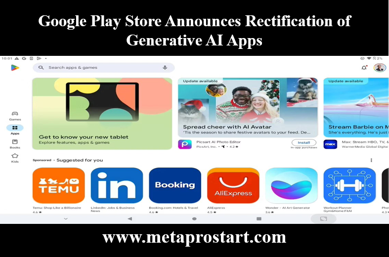 Google Play Store Announces Rectification of Generative AI Apps